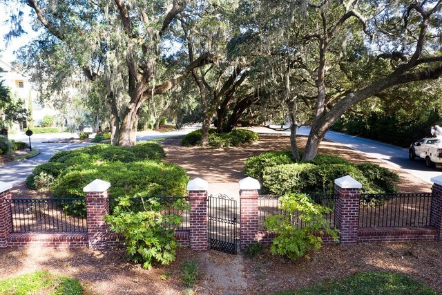 3221 Johnstowne St, Johns Island, SC 29455 - fenced yard with a gate