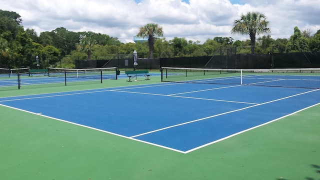 3221 Johnstowne St, Johns Island, SC 29455 - view of tennis court with community basketball court