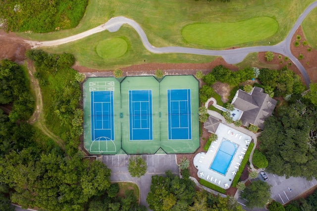 3221 Johnstowne St, Johns Island, SC 29455 - aerial view of a pool area and a golf club