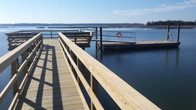 3221 Johnstowne St, Johns Island, SC 29455 - dock featuring a water view