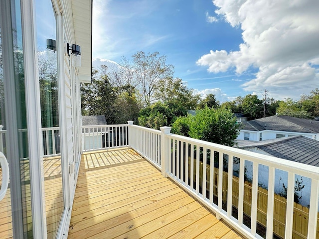 view of deck