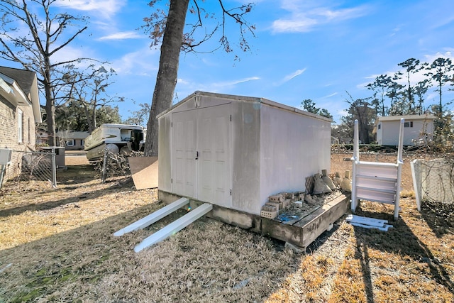 view of outbuilding