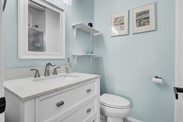 1032 Windward Rd, Charleston, SC 29412 - bathroom with vanity and a shower with door