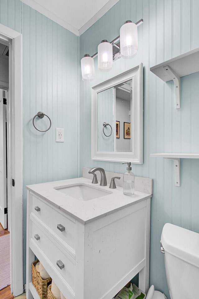 1032 Windward Rd, Charleston, SC 29412 - half bathroom with vanity and toilet