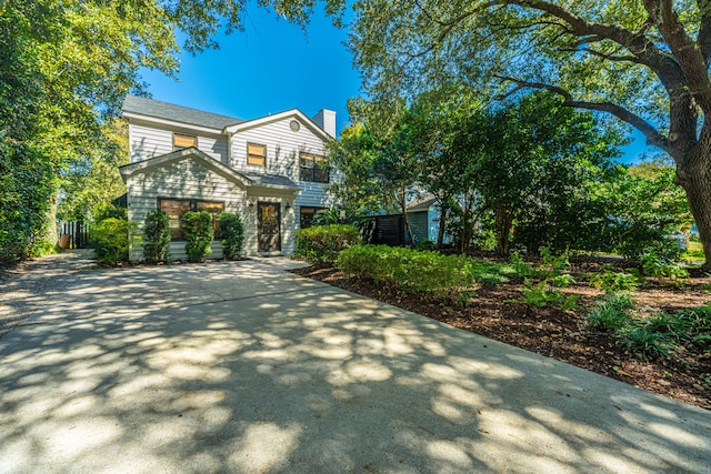 view of front of home