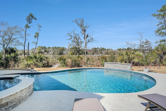 pool featuring a patio