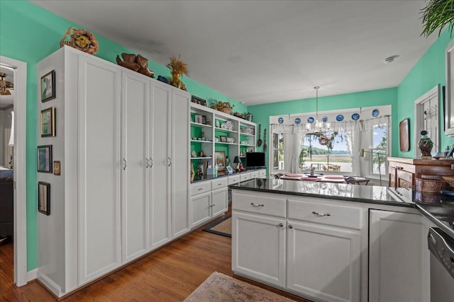 19 Cameroon Dr, Beaufort, SC 29907 - kitchen featuring dark countertops, dishwasher, and wood finished floors