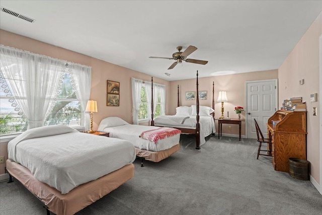 19 Cameroon Dr, Beaufort, SC 29907 - bedroom with carpet floors and a ceiling fan