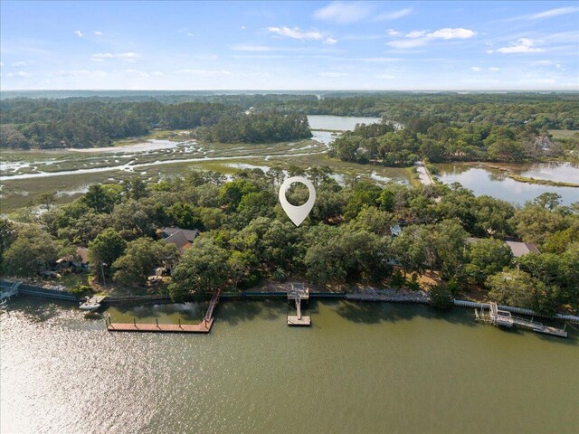 19 Cameroon Dr, Beaufort, SC 29907 - aerial view of a nearby body of water