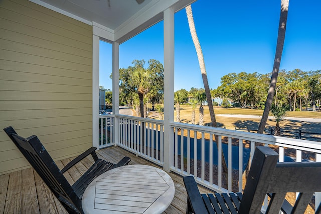 view of deck