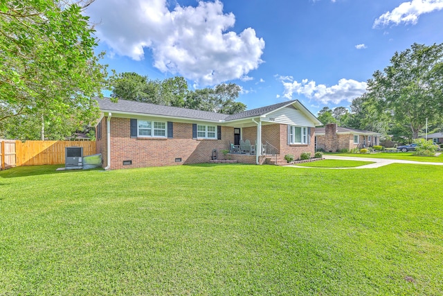 108 Reardon St, Moncks Corner, SC 29461 - ranch-style home featuring crawl space, brick siding, and covered porch