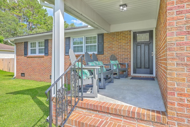 108 Reardon St, Moncks Corner, SC 29461 - view of exterior entry with brick siding and a lawn