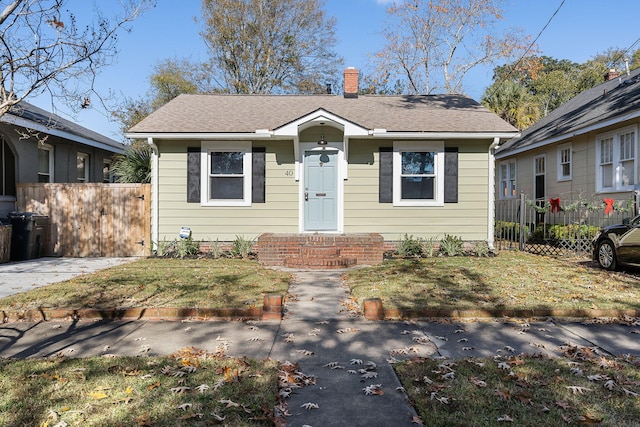 view of bungalow-style home