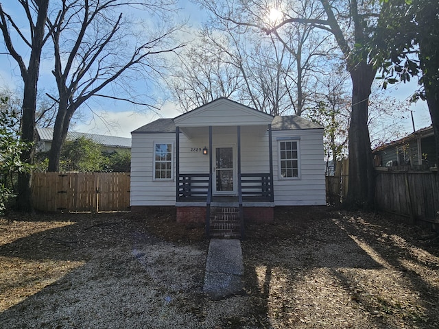 view of front of house