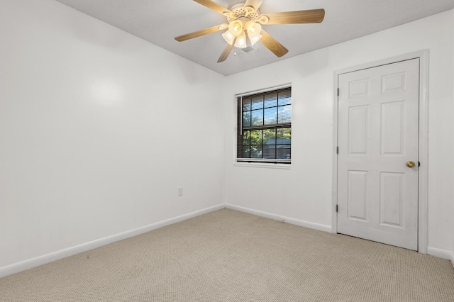 7914 Dutch Ct, North Charleston, SC 29420 - unfurnished room featuring light carpet, baseboards, and ceiling fan