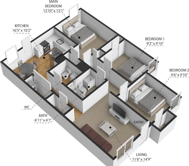 7914 Dutch Ct, North Charleston, SC 29420 - property floor plan