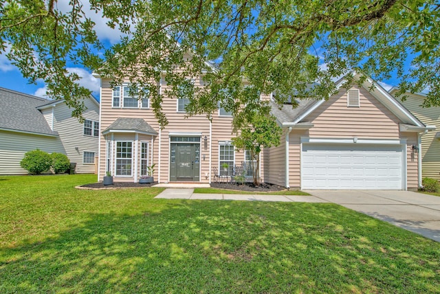 9682 Pebble Creek Blvd, Summerville, SC 29485 - traditional-style home with a garage, a front yard, and driveway