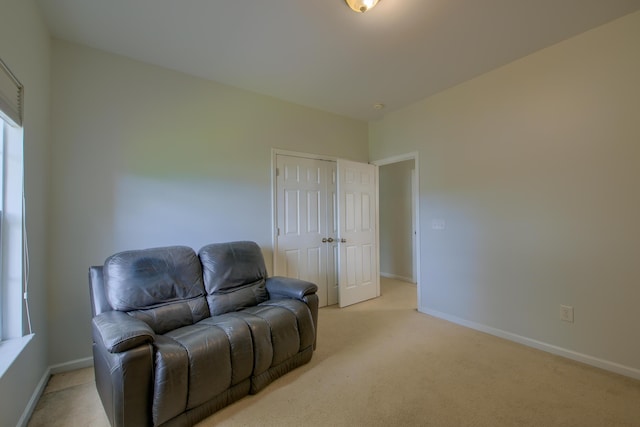 9682 Pebble Creek Blvd, Summerville, SC 29485 - living area featuring light colored carpet and baseboards