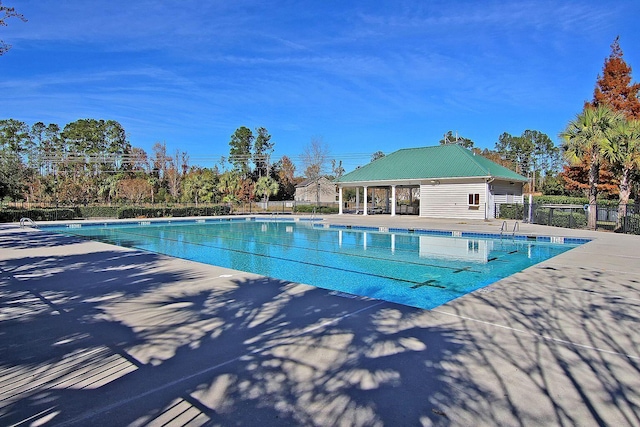 9682 Pebble Creek Blvd, Summerville, SC 29485 - community pool with a patio area