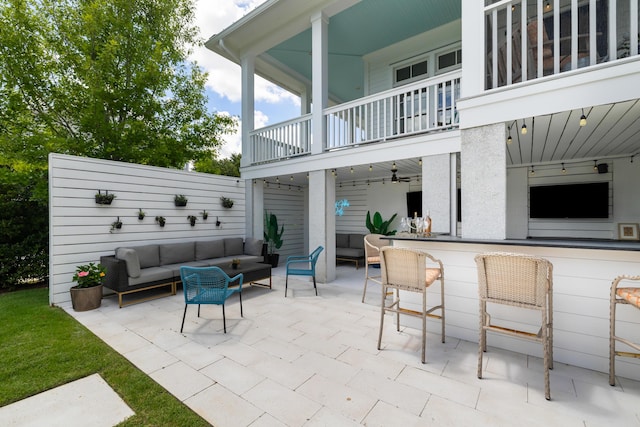 566 Wading Pl, Daniel Island, SC 29492 - patio / terrace with an outdoor hangout area and a patio