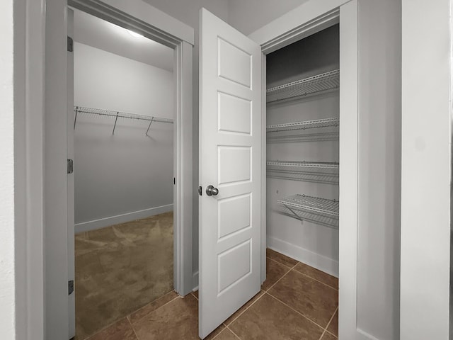 view of closet