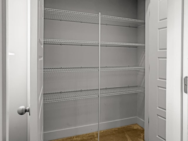 view of closet