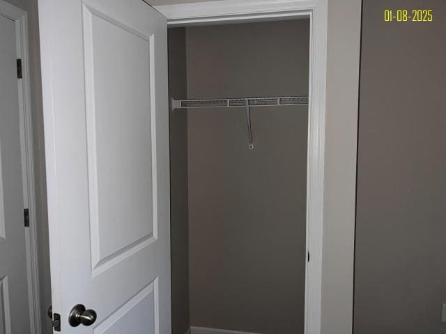 view of closet