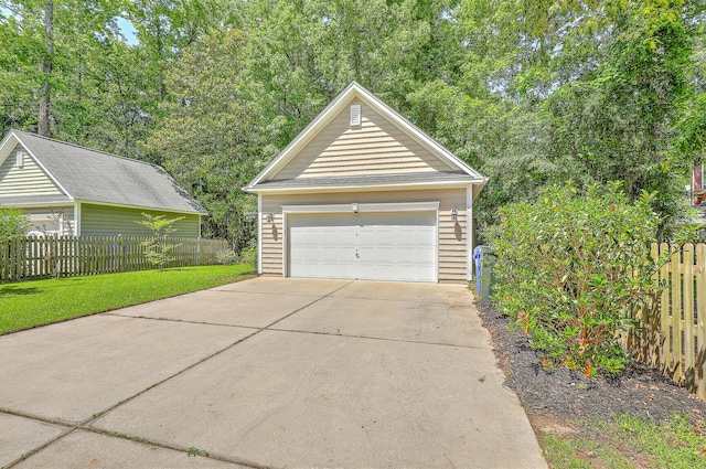 1408 Bimini Dr, Charleston, SC 29414 - detached garage featuring view of scattered trees