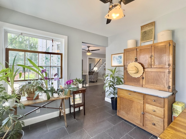 482 Planters Trace Dr, Charleston, SC 29412 - office space with baseboards and ceiling fan