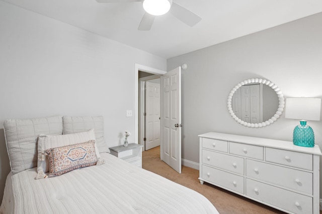 708 Lawton Harbor Dr, Charleston, SC 29412 - bedroom with light carpet and ceiling fan