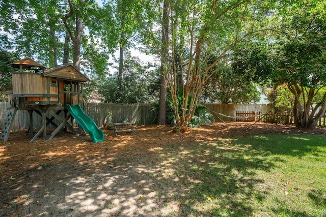708 Lawton Harbor Dr, Charleston, SC 29412 - fenced backyard with a playground