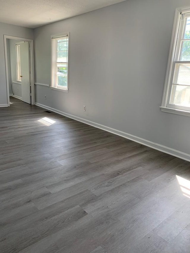 105 S Merriman Rd, Georgetown, SC 29440 - empty room featuring healthy amount of natural light and dark wood-style flooring