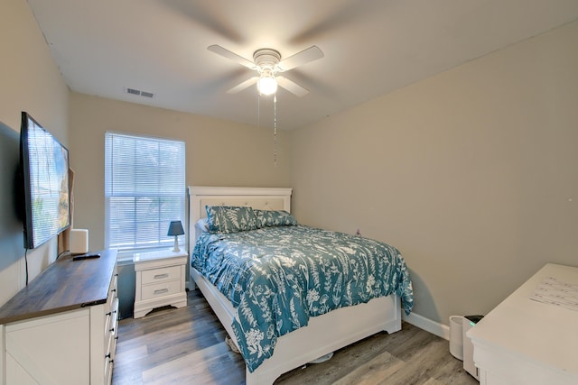 2538 Wayne Scott Ct, Charleston, SC 29414 - bedroom with light wood finished floors and ceiling fan