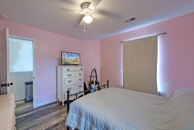 2538 Wayne Scott Ct, Charleston, SC 29414 - bedroom featuring wood finished floors and ceiling fan