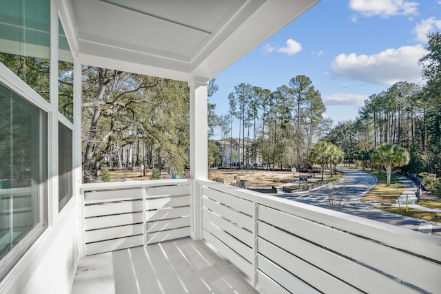 399 Claret Cup Way, Charleston, SC 29414 - balcony featuring view of wooded area