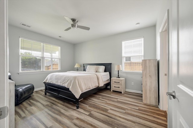 111 Nolin Rd, Moncks Corner, SC 29461 - bedroom featuring wood finished floors, baseboards, and ceiling fan