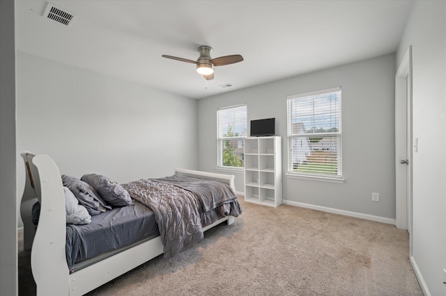 111 Nolin Rd, Moncks Corner, SC 29461 - carpeted bedroom with baseboards and ceiling fan