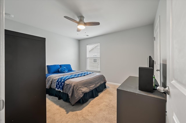 111 Nolin Rd, Moncks Corner, SC 29461 - bedroom with light colored carpet, ceiling fan, and a desk