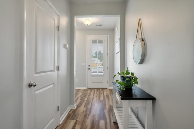 111 Nolin Rd, Moncks Corner, SC 29461 - doorway featuring wood finished floors and baseboards