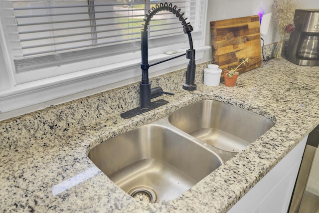 3428 Plaza Ln, North Charleston, SC 29420 - kitchen view of a sink and light stone countertops