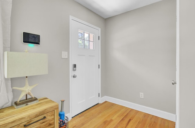 3428 Plaza Ln, North Charleston, SC 29420 - entryway featuring light wood-type flooring and baseboards