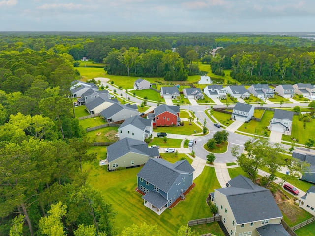 1387 Thin Pine Dr, Johns Island, SC 29455 - aerial perspective of suburban area with a forest