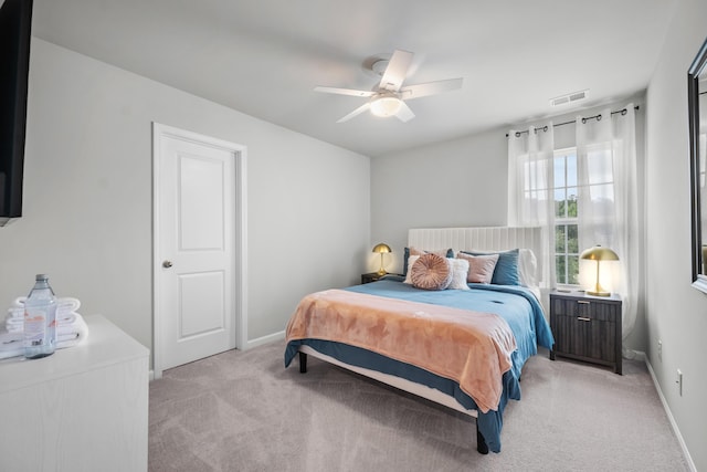1387 Thin Pine Dr, Johns Island, SC 29455 - carpeted bedroom featuring baseboards and ceiling fan