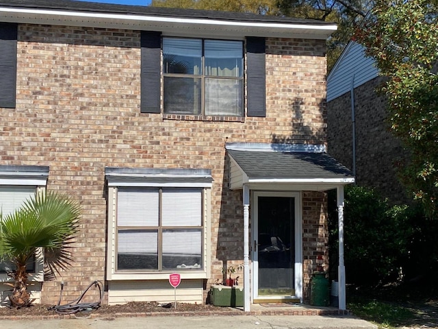 view of rear view of property