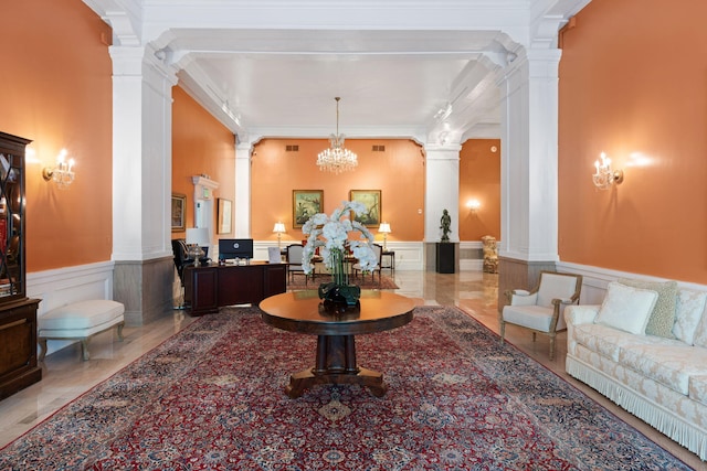 view of common area
