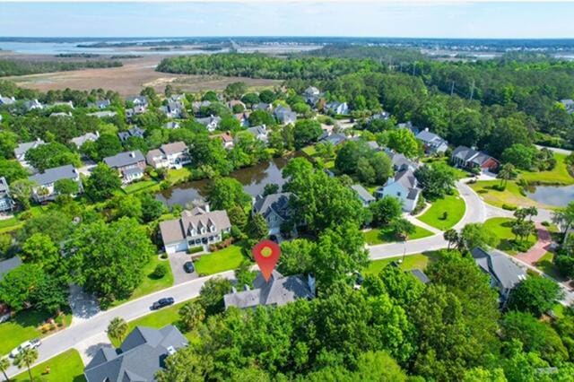 200 Oak Point Landing Dr, Mount Pleasant, SC 29464 - aerial view of residential area featuring a large body of water
