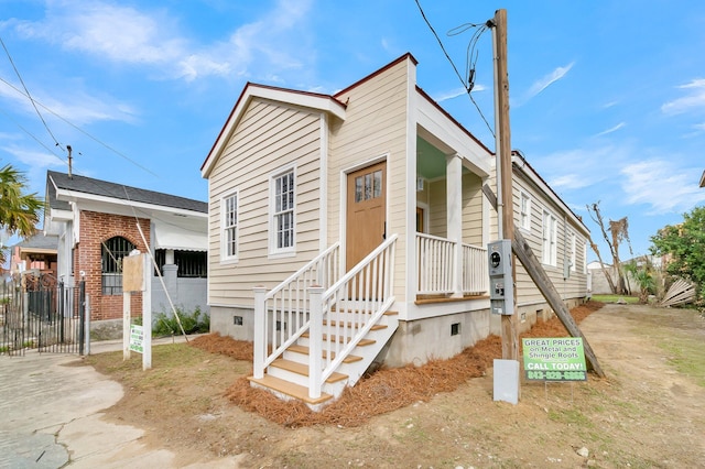 view of front of house