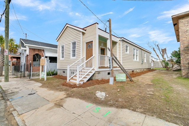 view of front of house