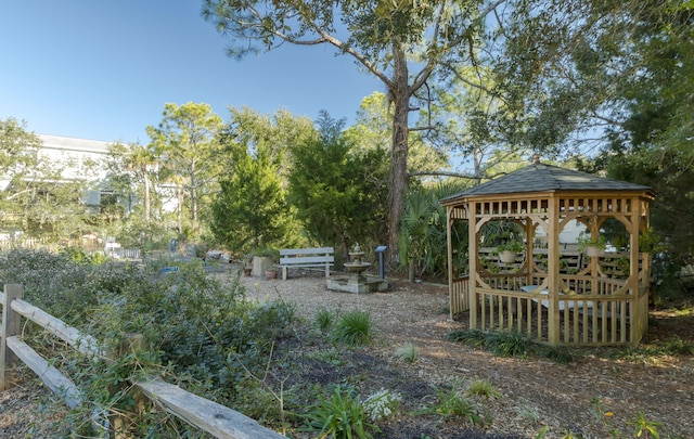 204 Michigan Avenue C-5 - Unit 11, Folly Beach, SC 29439 - view of yard featuring a gazebo
