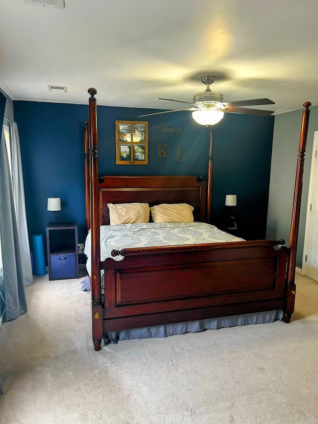 1418 Whispering Oak Trl, Mount Pleasant, SC 29466 - bedroom featuring carpet floors and ceiling fan